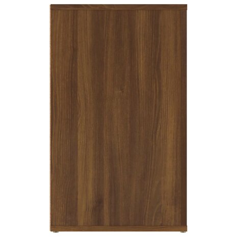 Nachtkastje 50x36x60 cm bewerkt hout bruin eikenkleur 8720287221630 8