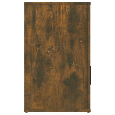 Nachtkastje 50x36x60 cm bewerkt hout gerookt eikenkleurig 8720287221692 8