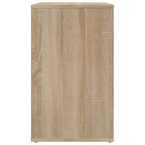 Nachtkastje 50x36x60 cm bewerkt hout sonoma eikenkleurig 8720287221753 8