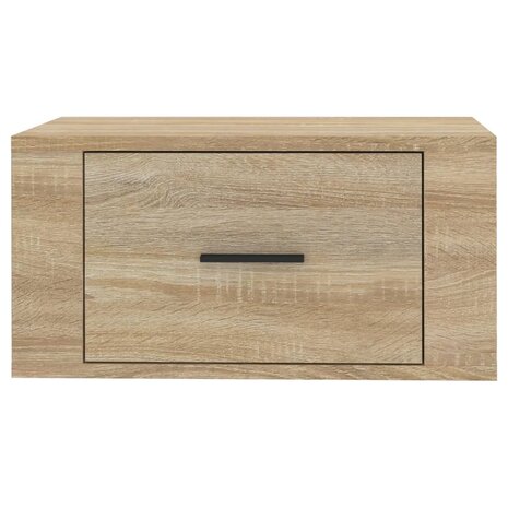 Nachtkastjes 2 st wandgemonteerd 50x36x25 cm sonoma eikenkleur 8720287222514 7