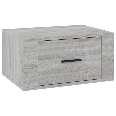 Nachtkastjes 2 st wandgemonteerd 50x36x25 cm grijs sonoma eiken 8720287222576 7