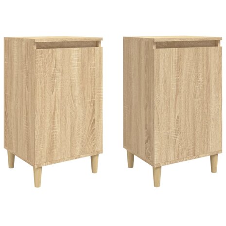 Nachtkastjes 2 st 40x35x70 cm bewerkt hout sonoma eikenkleurig 8720845737252 2