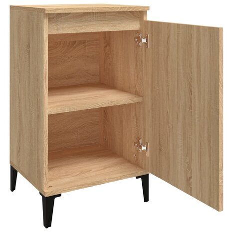 Nachtkastjes 2 st 40x35x70 cm bewerkt hout sonoma eikenkleurig 8720845737412 6