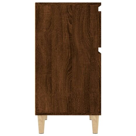 Nachtkastjes 2 st 40x35x70 cm bewerkt hout bruin eikenkleur 8720845737979 7