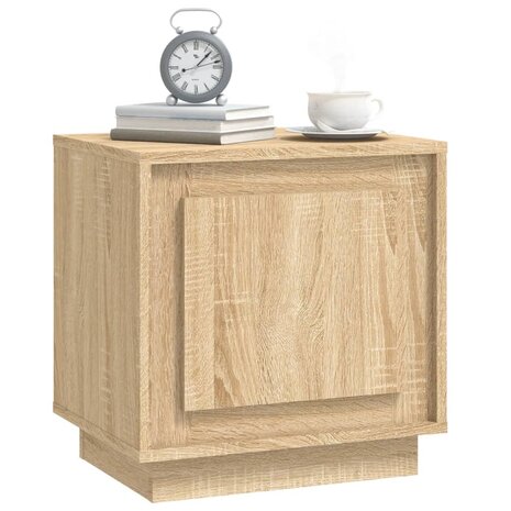 Nachtkastjes 2 st 44x35x45 cm bewerkt hout sonoma eikenkleurig 8720845794255 4