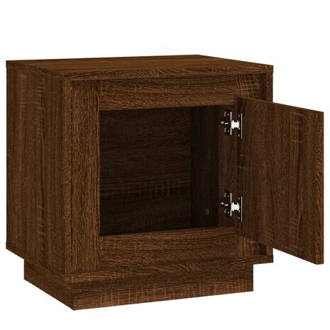 Nachtkastjes 2 st 44x35x45 cm bewerkt hout bruin eikenkleur 8720845794330 6