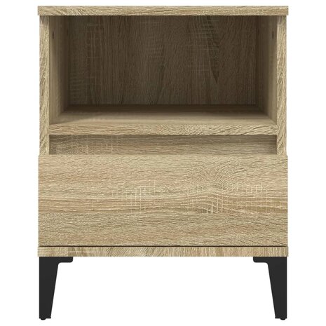 Nachtkastjes 2 st 40x35x50 cm sonoma eikenkleurig 8720287226116 7