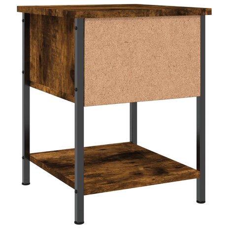 Nachtkastjes 2 st 34x35,5x45 cm bewerkt hout gerookt eikenkleur 8720845938178 9