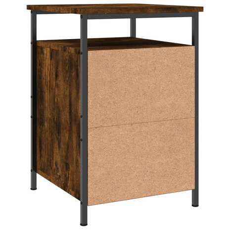 Nachtkastjes 2 st 40x42x60 cm bewerkt hout gerookt eikenkleurig 8720845938277 9