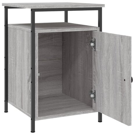 Nachtkastjes 2 st 40x42x60 cm bewerkt hout grijs sonoma eiken 8720845938291 6