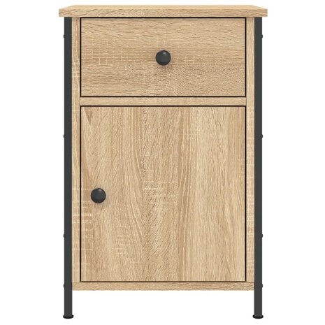 Nachtkastjes 2 st 40x42x60 cm bewerkt hout sonoma eikenkleurig 8720845938659 6