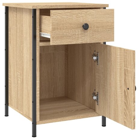 Nachtkastjes 2 st 40x42x60 cm bewerkt hout sonoma eikenkleurig 8720845938659 7