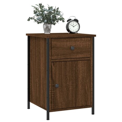 Nachtkastjes 2 st 40x42x60 cm bewerkt hout bruin eikenkleur 8720845938710 3