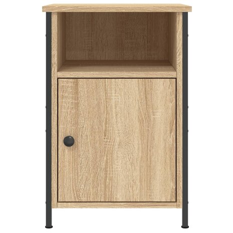 Nachtkastje 40x42x60 cm bewerkt hout sonoma eikenkleurig 8720845938741 5