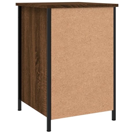 Nachtkastjes 2 st 40x42x60 cm bewerkt hout bruin eikenkleur 8720845938819 9