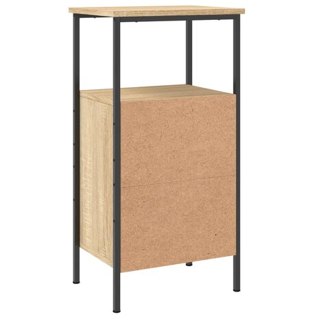 Nachtkastjes 2 st 41x31x80 cm sonoma eikenkleurig 8720845938857 9