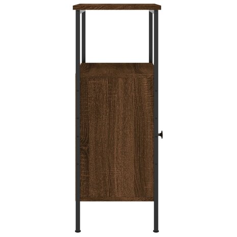 Nachtkastjes 2 st 41x31x80 cm bewerkt hout bruin eikenkleur 8720845938918 8