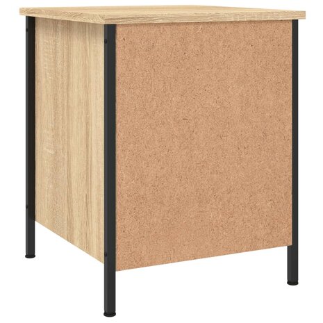 Nachtkastjes 2 st 40x42x50 cm bewerkt hout sonoma eikenkleurig 8720845938956 9