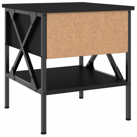 Nachtkastjes 2 st 40x42x45 cm bewerkt hout zwart 8720845939137 9