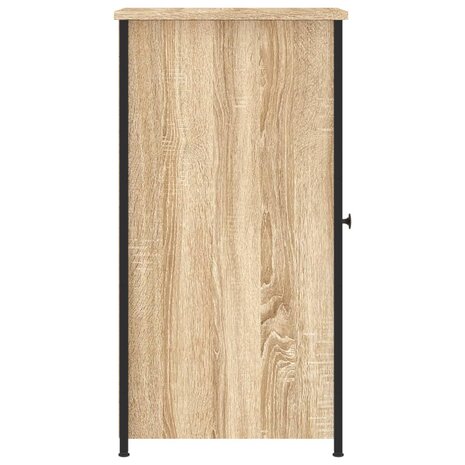 Nachtkastje 32x42x80 cm bewerkt hout sonoma eikenkleurig 8720845939243 7