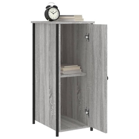 Nachtkastjes 2 st 32x42x80 cm bewerkt hout grijs sonoma eiken 8720845939298 4