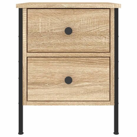 Nachtkastjes 2 st 40x42x50 cm bewerkt hout sonoma eikenkleurig 8720845939458 6