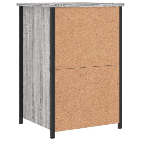 Nachtkastje 40x36x60 cm bewerkt hout grijs sonoma eikenkleurig 8720845939588 8