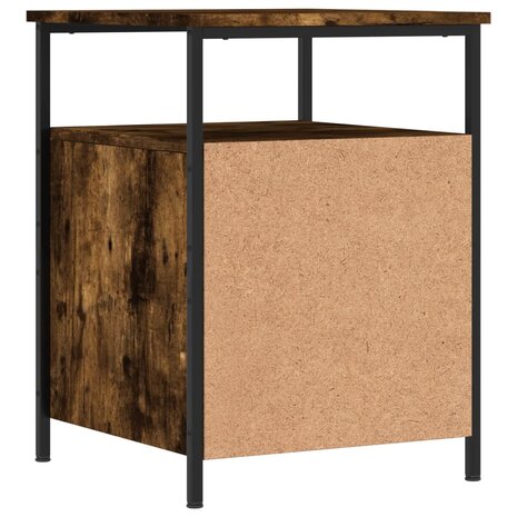 Nachtkastjes 2 st 44x45x60 cm bewerkt hout gerookt eikenkleurig 8720845939670 9