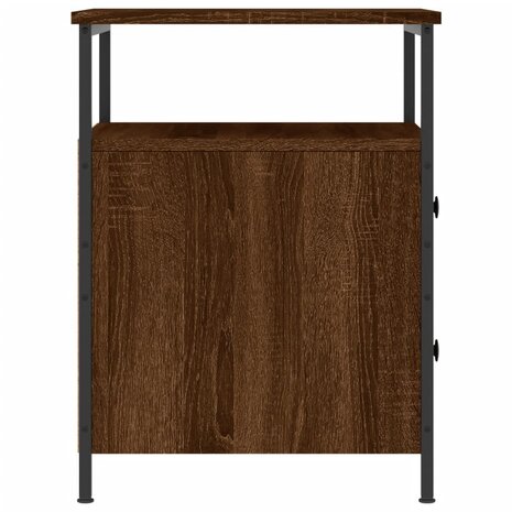 Nachtkastjes 2 st 44x45x60 cm bewerkt hout bruin eikenkleur 8720845939717 8