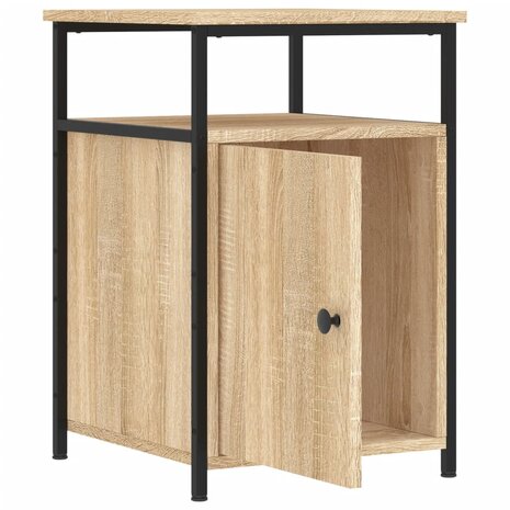 Nachtkastjes 2 st 40x42x60 cm bewerkt hout sonoma eikenkleurig 8720845939953 6