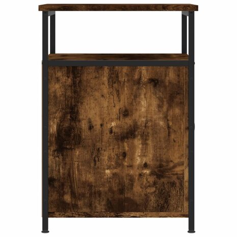 Nachtkastjes 2 st 40x42x60 cm bewerkt hout gerookt eikenkleurig 8720845939977 8