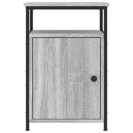 Nachtkastjes 2 st 40x42x60 cm bewerkt hout grijs sonoma eiken 8720845939991 7