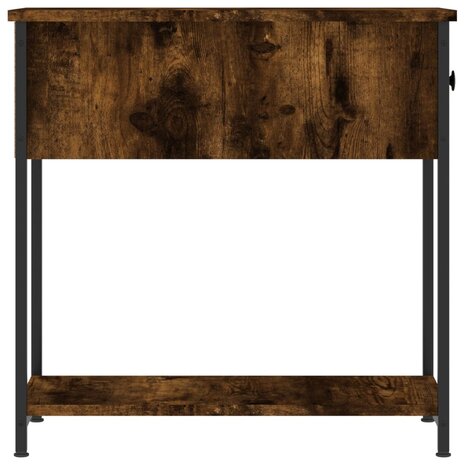 Nachtkastjes 2 st 30x60x60 cm bewerkt hout gerookt eikenkleurig 8720845940171 8