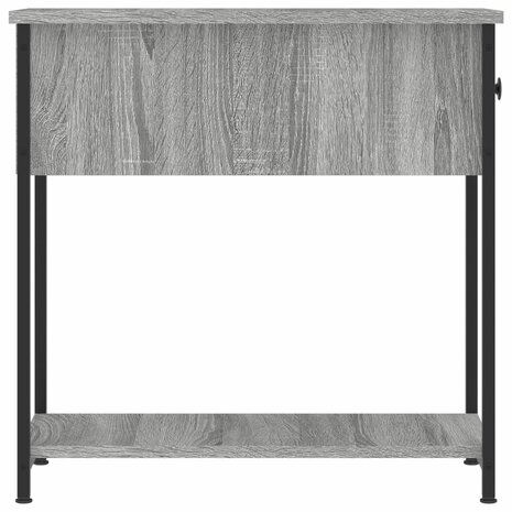 Nachtkastje 30x60x60 cm bewerkt hout grijs sonoma eikenkleurig 8720845940188 7