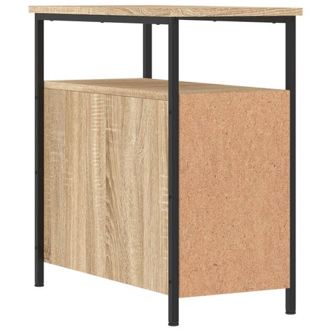 Nachtkastjes 2 st 30x60x60 cm bewerkt hout sonoma eikenkleurig 8720845940256 9