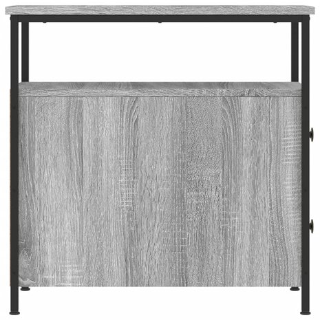 Nachtkastje 30x60x60 cm bewerkt hout grijs sonoma eikenkleurig 8720845940287 7