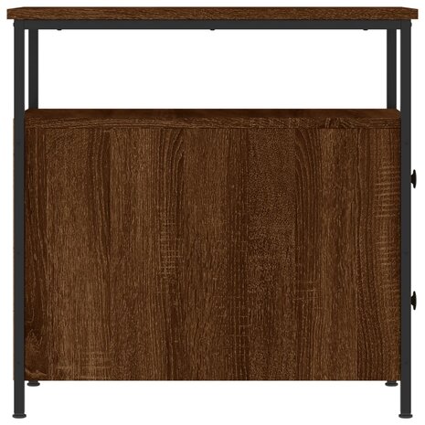 Nachtkastjes 2 st 30x60x60 cm bewerkt hout bruin eikenkleur 8720845940317 8