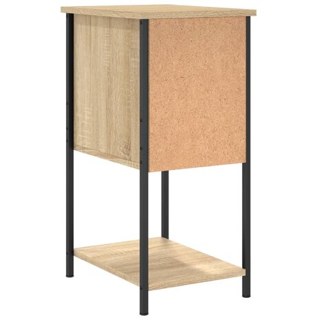 Nachtkastjes 2 st 32x42x70 cm bewerkt hout sonoma eikenkleurig 8720845940553 9