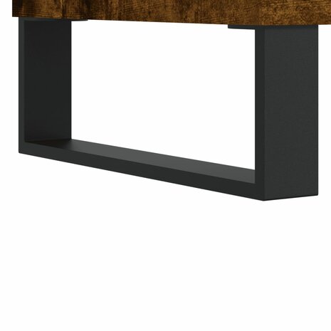 Nachtkastjes 2 st 40x30x50 cm bewerkt hout gerookt eikenkleurig 8720845904586 8