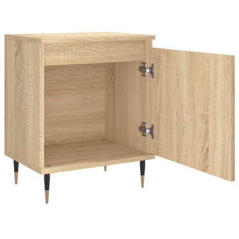 Nachtkastjes 2 st 40x30x50 cm bewerkt hout sonoma eikenkleurig 8720845904708 6