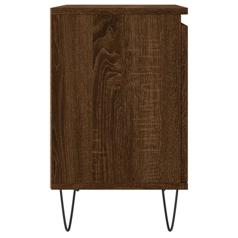 Nachtkastjes 2 st 40x30x50 cm bewerkt hout bruin eikenkleur 8720845904944 7