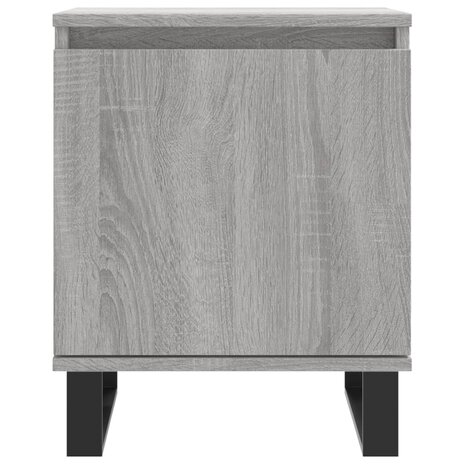 Nachtkastje 40x30x50 cm bewerkt hout grijs sonoma eikenkleurig 8720845905071 5