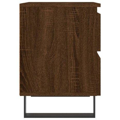 Nachtkastjes 2 st 40x35x50 cm bewerkt hout bruin eikenkleur 8720845905583 7