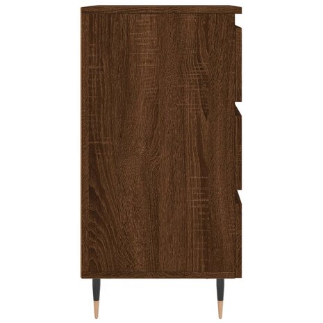 Nachtkastjes 2 st 40x35x69 cm bewerkt hout bruin eikenkleur 8720845905743 7