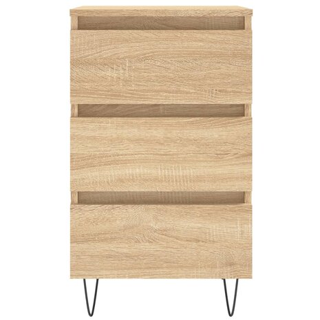 Nachtkastjes 2 st 40x35x69 cm bewerkt hout sonoma eikenkleurig 8720845905828 5