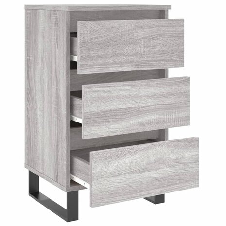 Nachtkastjes 2 st 40x35x69 cm bewerkt hout grijs sonoma eiken 8720845906047 6