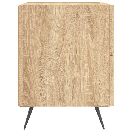 Nachtkastjes 2 st 40x35x47,5 cm bewerkt hout sonoma eikenkleur 8720845908300 7