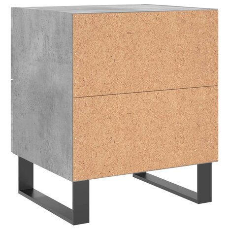 Nachtkastjes 2 st 40x35x47,5 cm bewerkt hout betongrijs 8720845909444 9