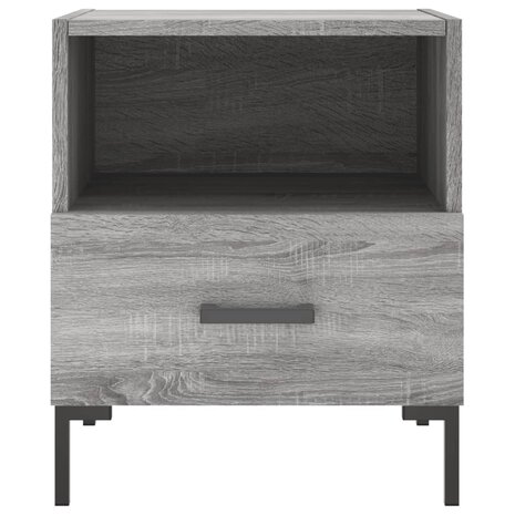 Nachtkastjes 2 st 40x35x47,5 cm bewerkt hout grijs sonoma eiken 8720845910280 7