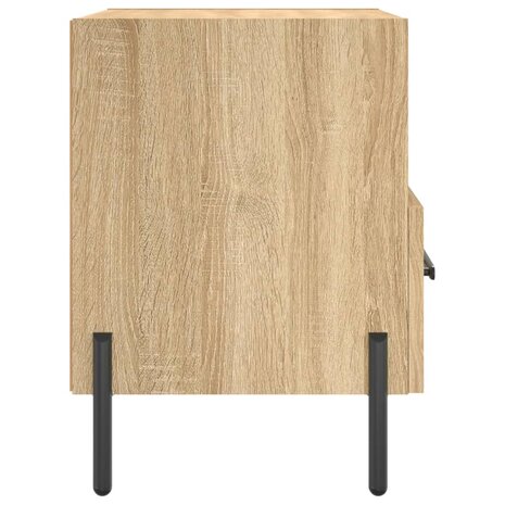 Nachtkastjes 2 st 40x35x47,5 cm bewerkt hout sonoma eikenkleur 8720845910389 8